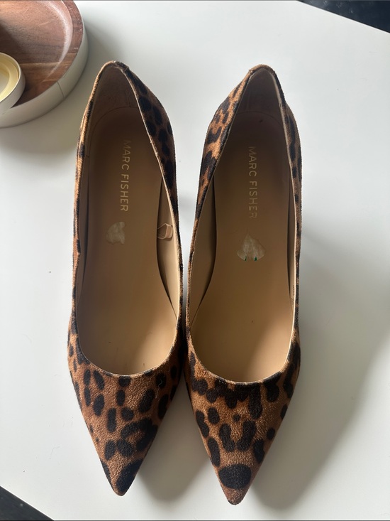 Marc Fisher Shoes - Marc Fisher Leopard-Print Pointed Toe Pumps in Brown and Black